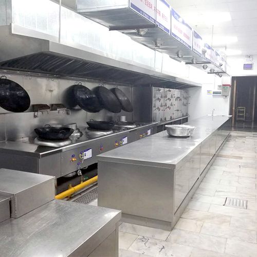 商用厨房设备酒店食堂工厂厨房工程安装不锈钢厨具设备东莞宇华厨具